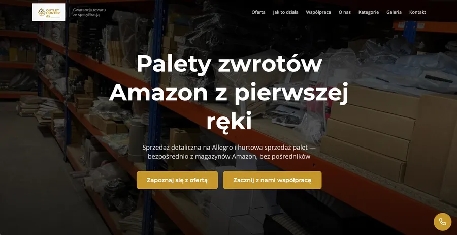 Outlet Hunter — Amazon return pallets